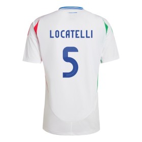 Maglia Italia Manuel Locatelli 5 Trasferta Divisa Euro 2024